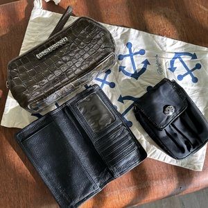 Brighton Lot (4 pc)/ Dustbag, Wallet, Cosmetic Bag & Mini Pouch